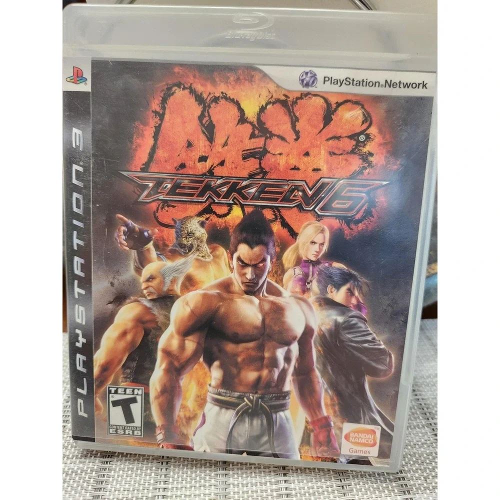 Tekken 6 Greatest Hits Sony PS3 Game Case Disc Namco T Rated Fighting NTSC